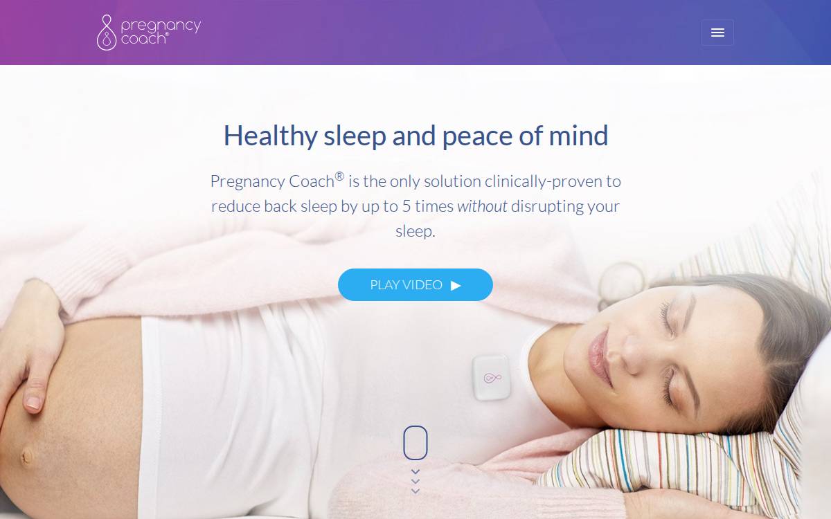 Pregnancycoach website preview