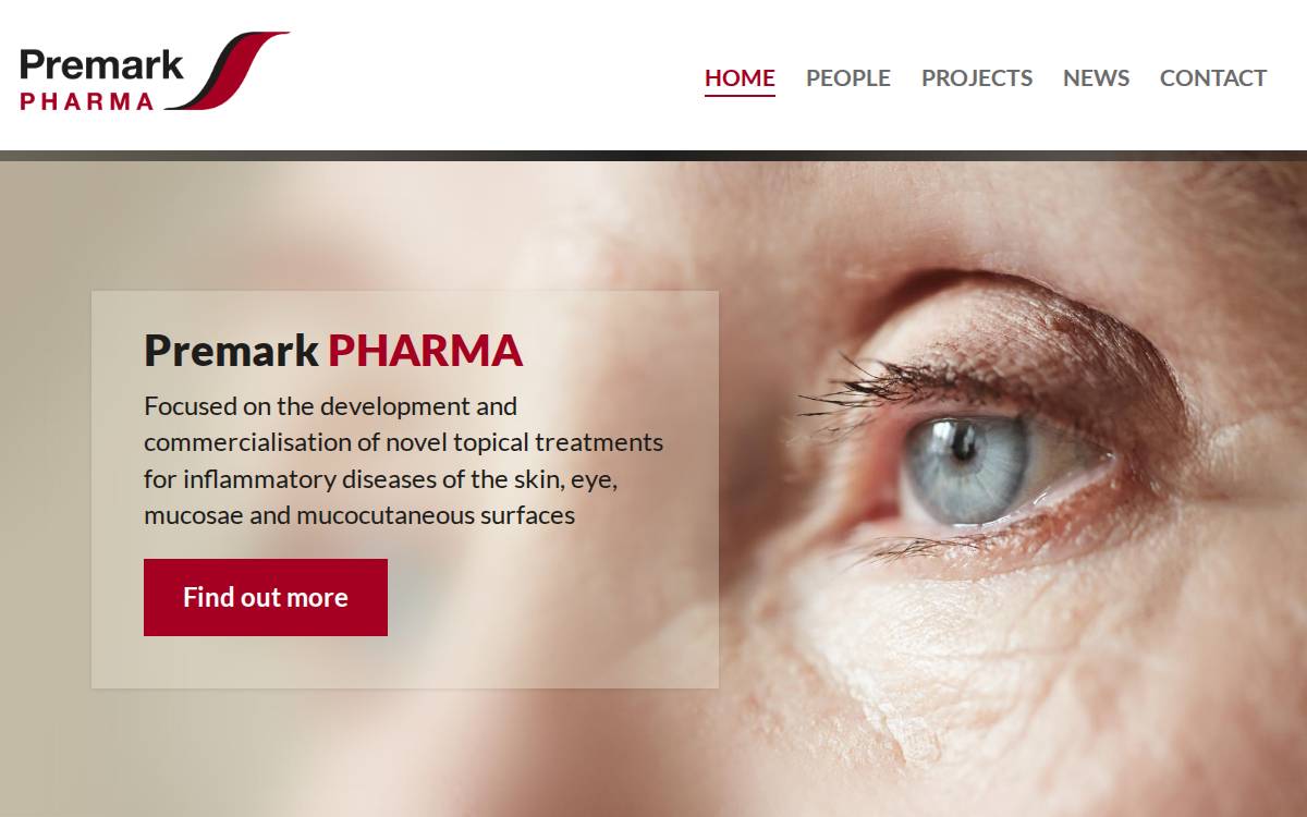 Premark Pharma website preview