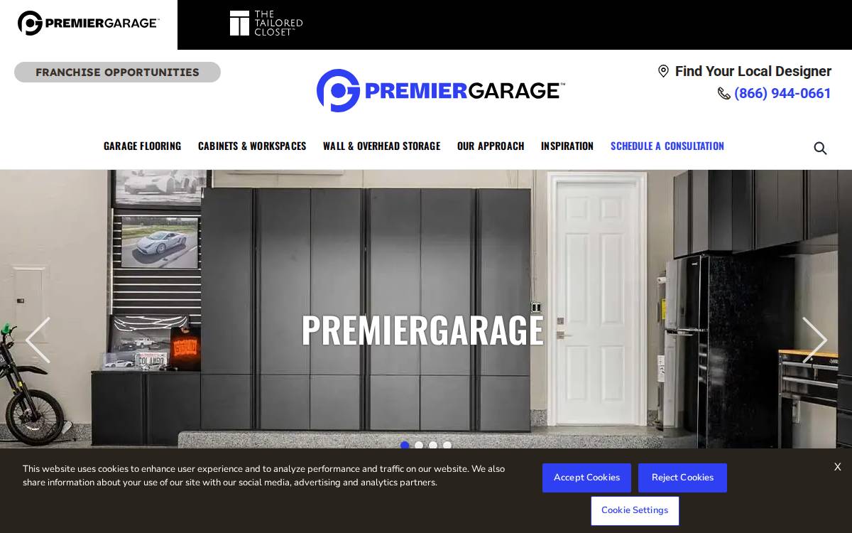 Premiergarage website preview
