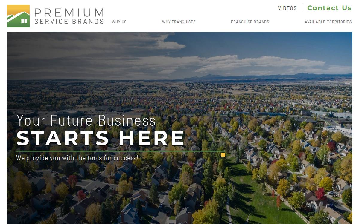 Premium Service Brands website preview