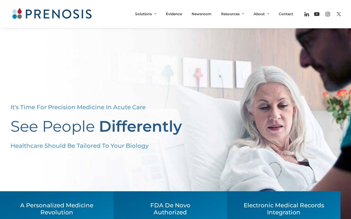 Prenosis website preview