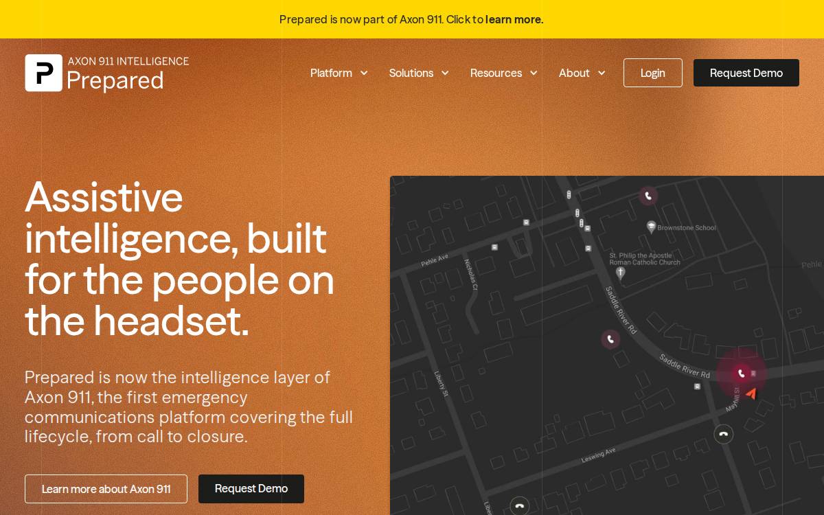 Prepared website preview