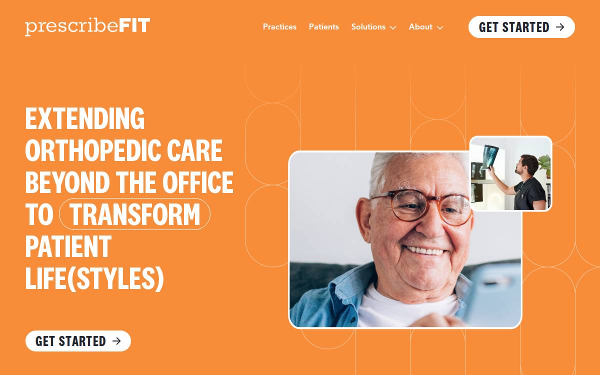 Prescribe FIT website preview