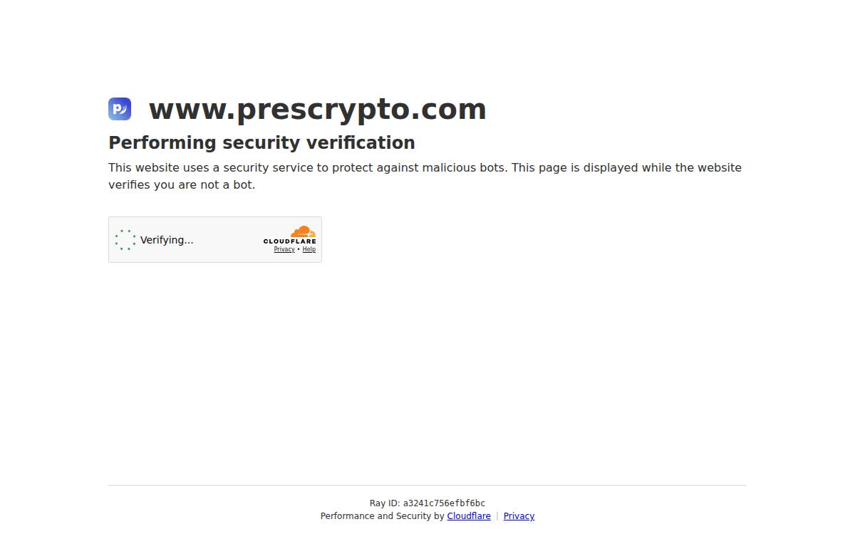 Prescrypto website preview