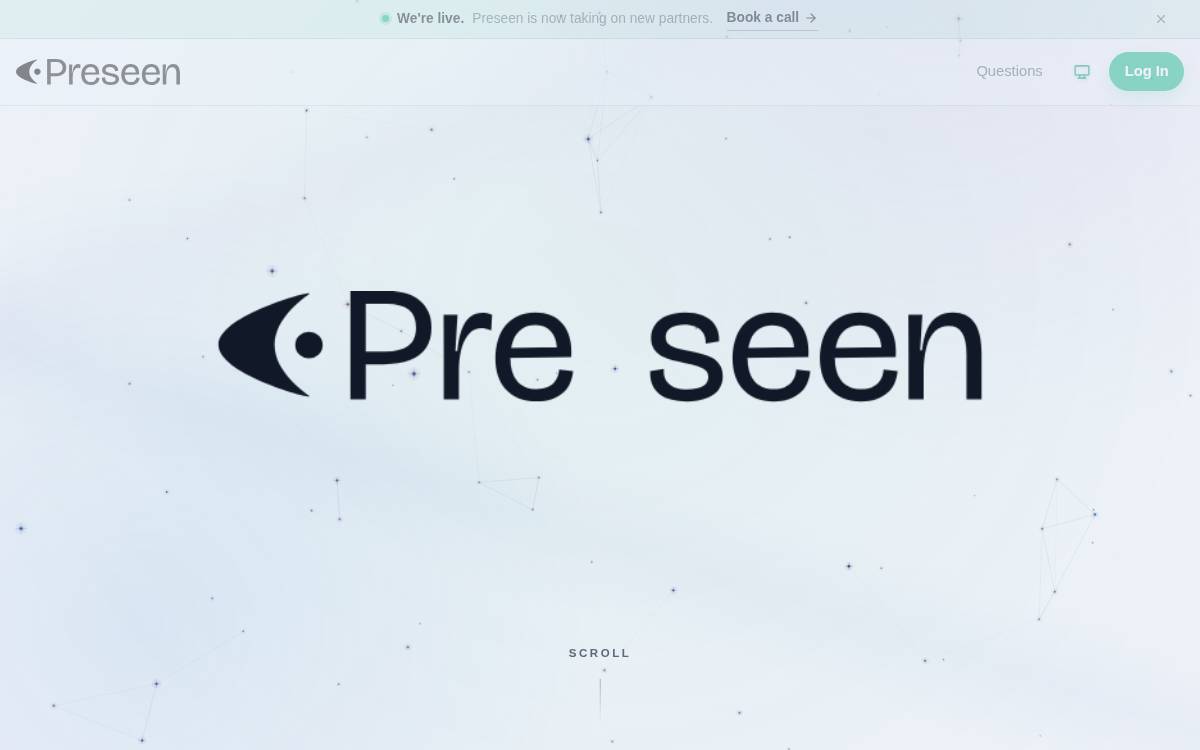 Preseen website preview