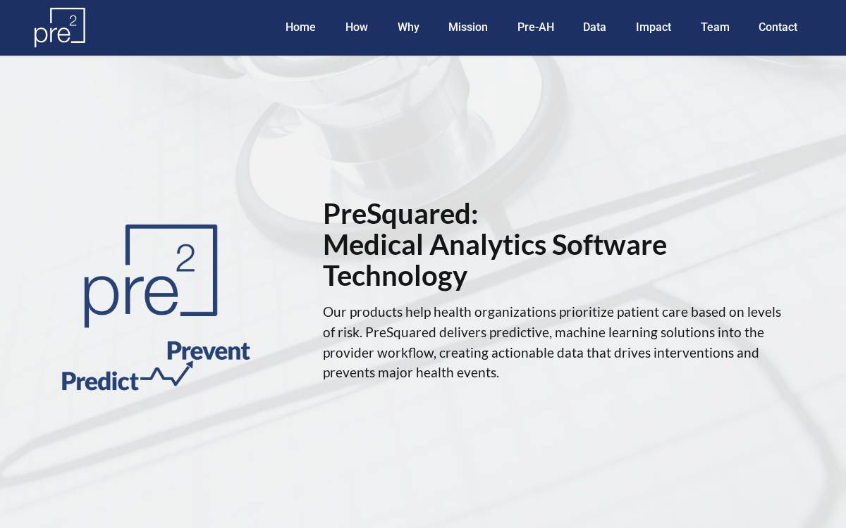 Presquared website preview