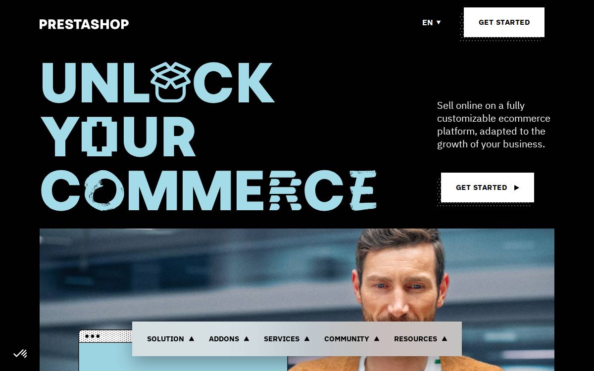 Prestashop website preview