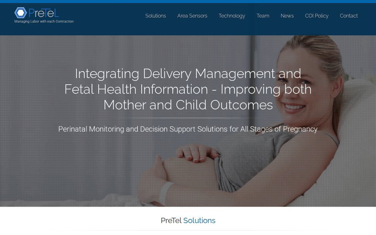 Pretelhealth website preview