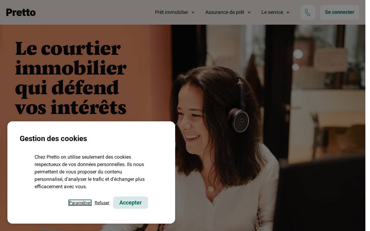 Pretto website preview