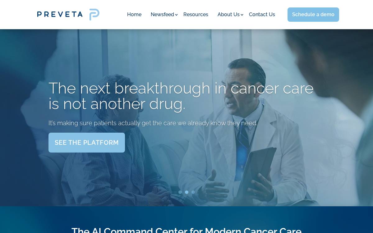 Preveta website preview