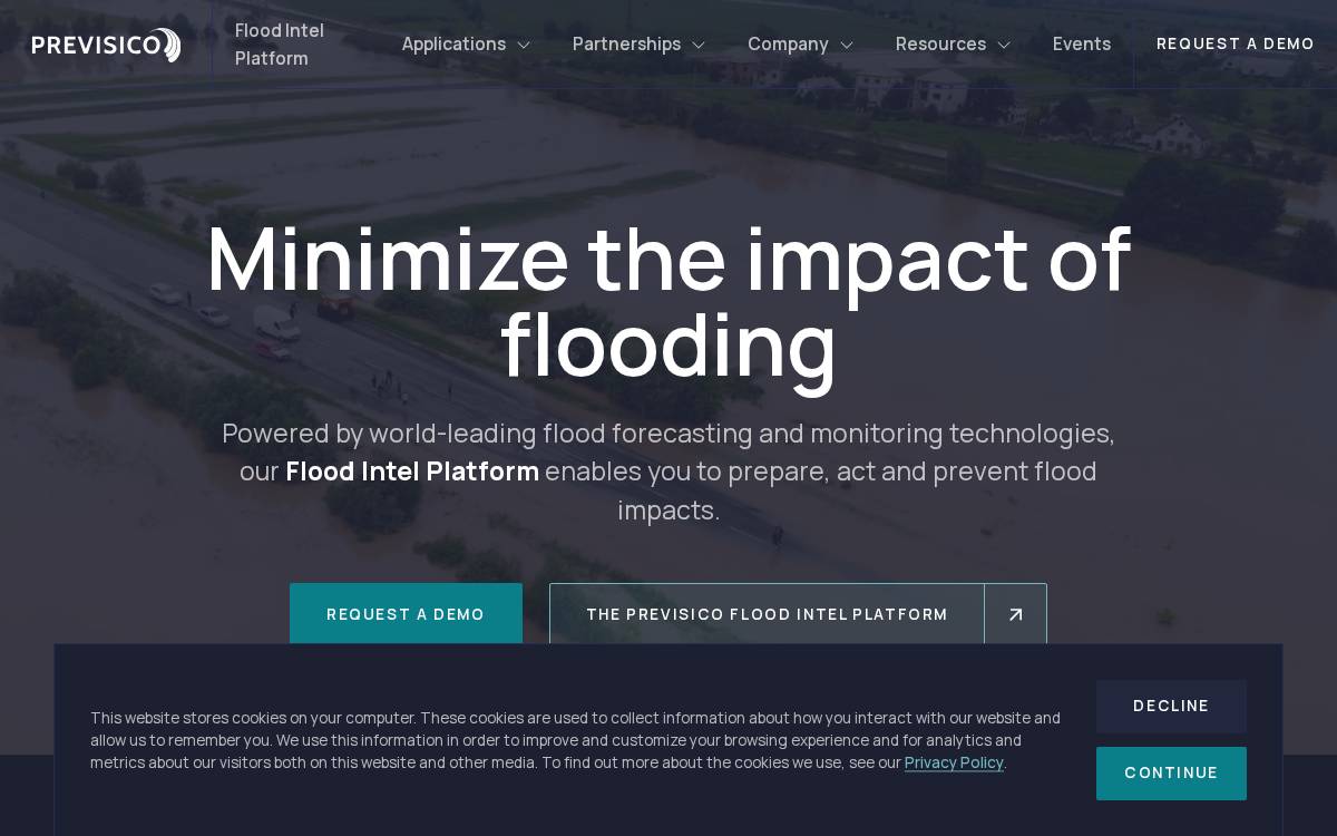 Previsico website preview