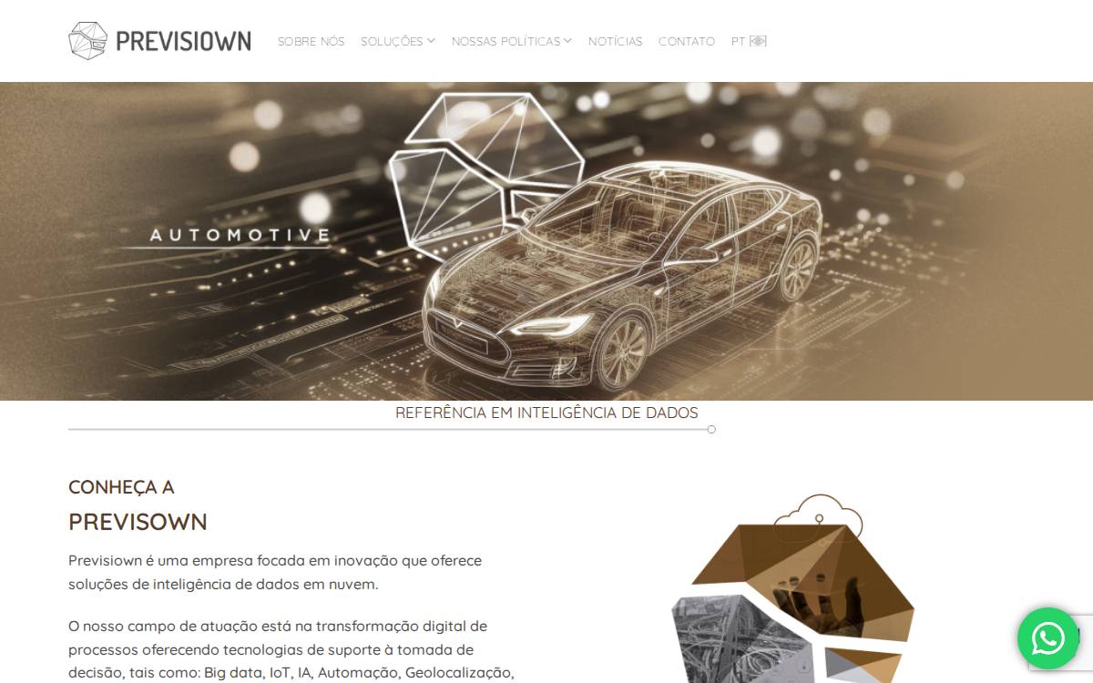 Previsiown website preview