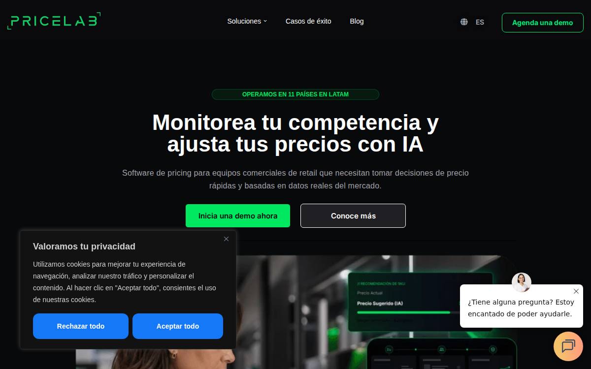 Price Lab website preview