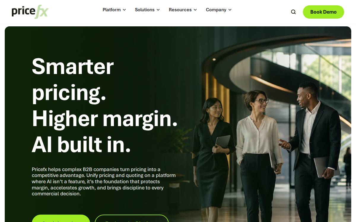 pricefx website preview