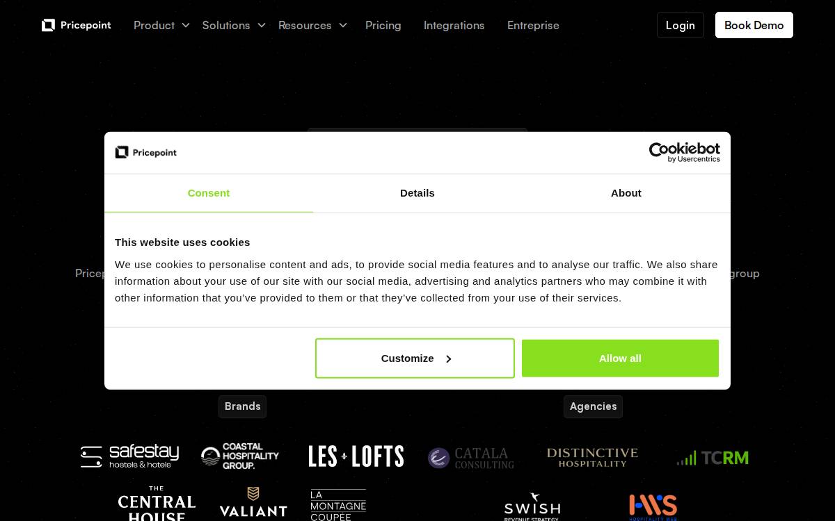 Pricepoint website preview