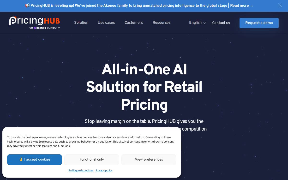 Pricinghub website preview