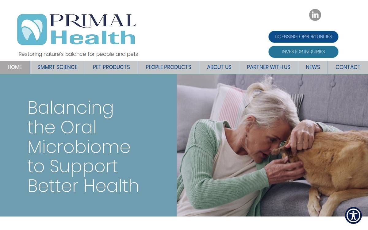 Primal Therapies website preview
