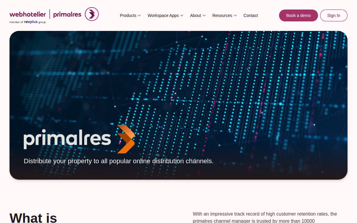 PrimalRES website preview