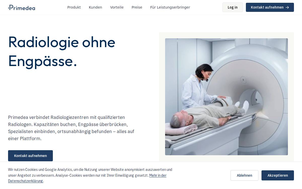 Primedea website preview