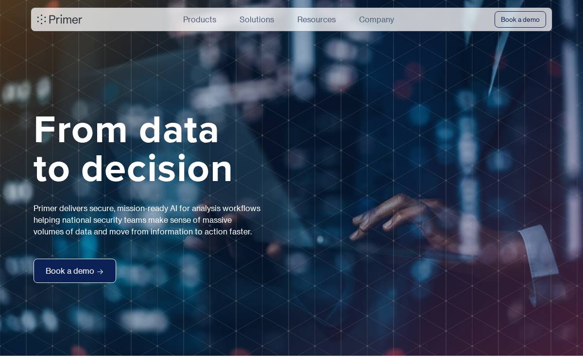 Primer website preview