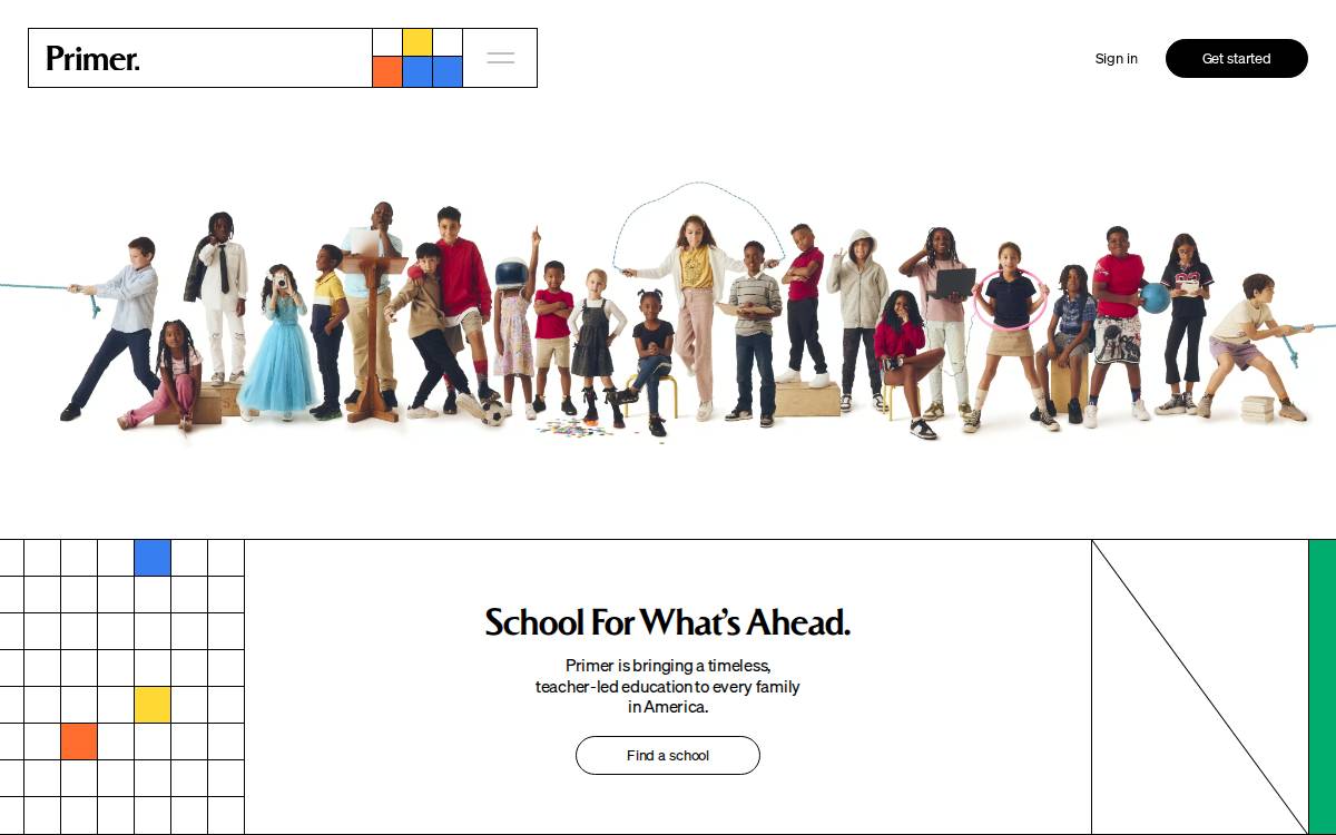 Primer website preview