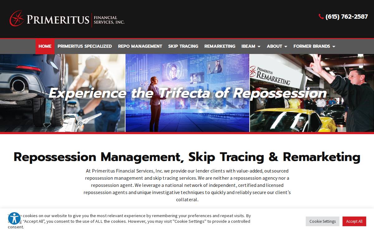 Primeritus website preview