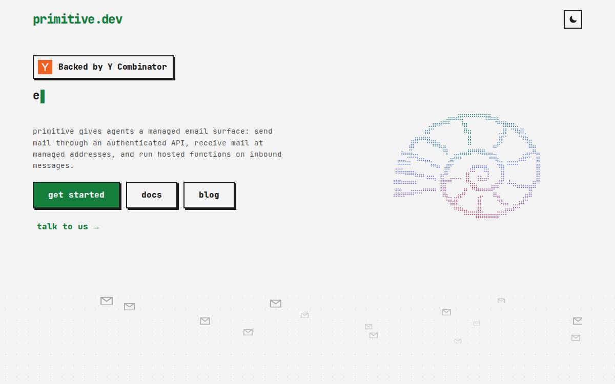primitive website preview