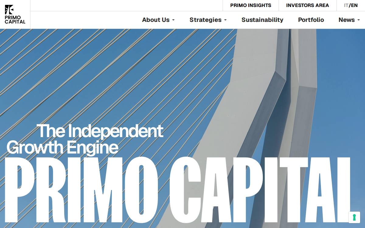 Primo Capital website preview