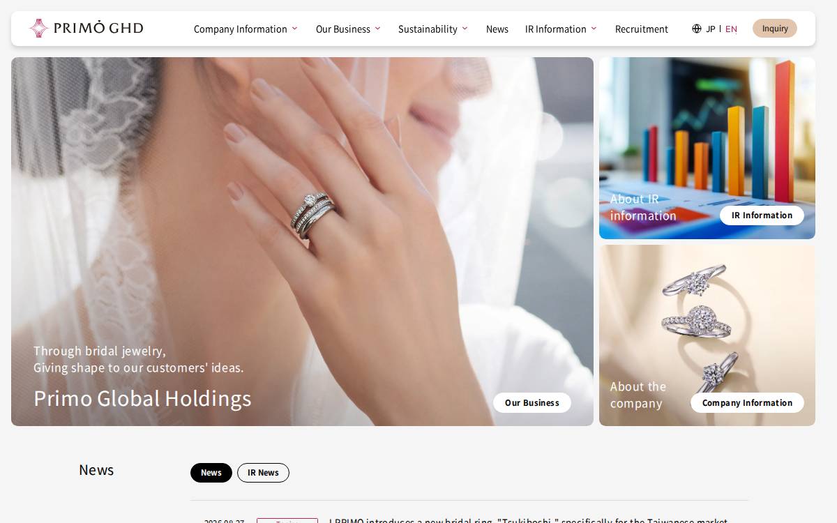 Primoghd website preview