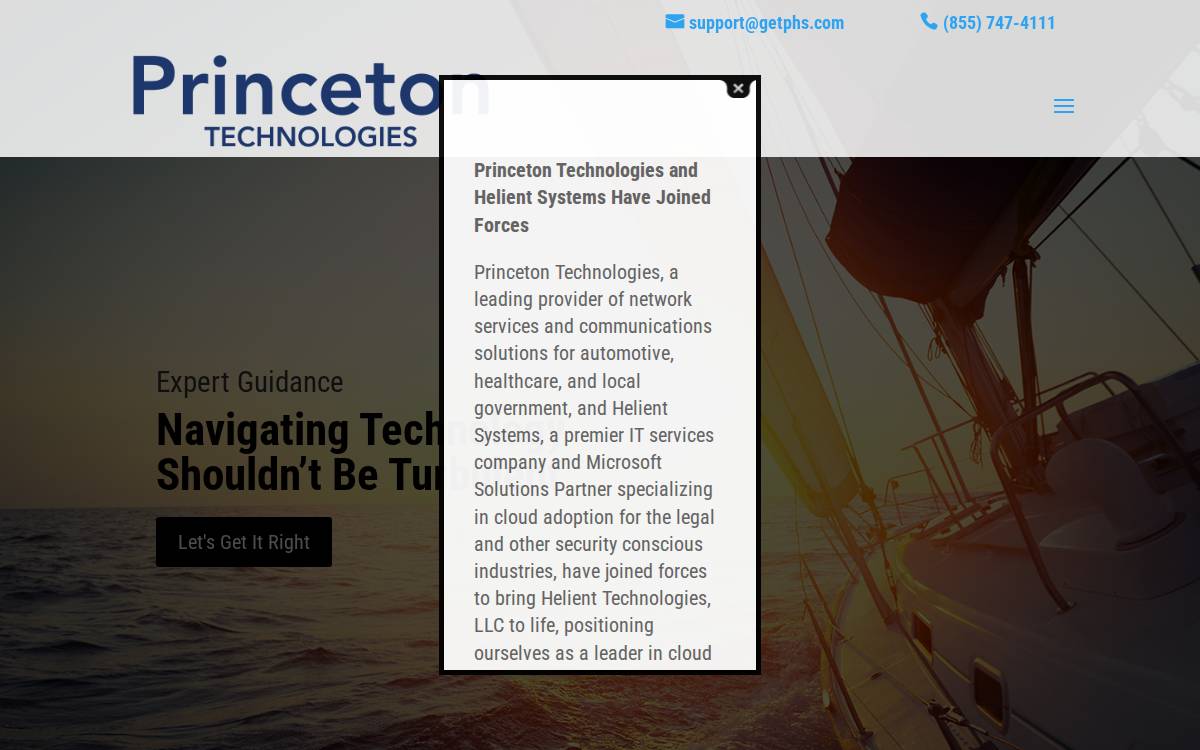 Princetonhs website preview