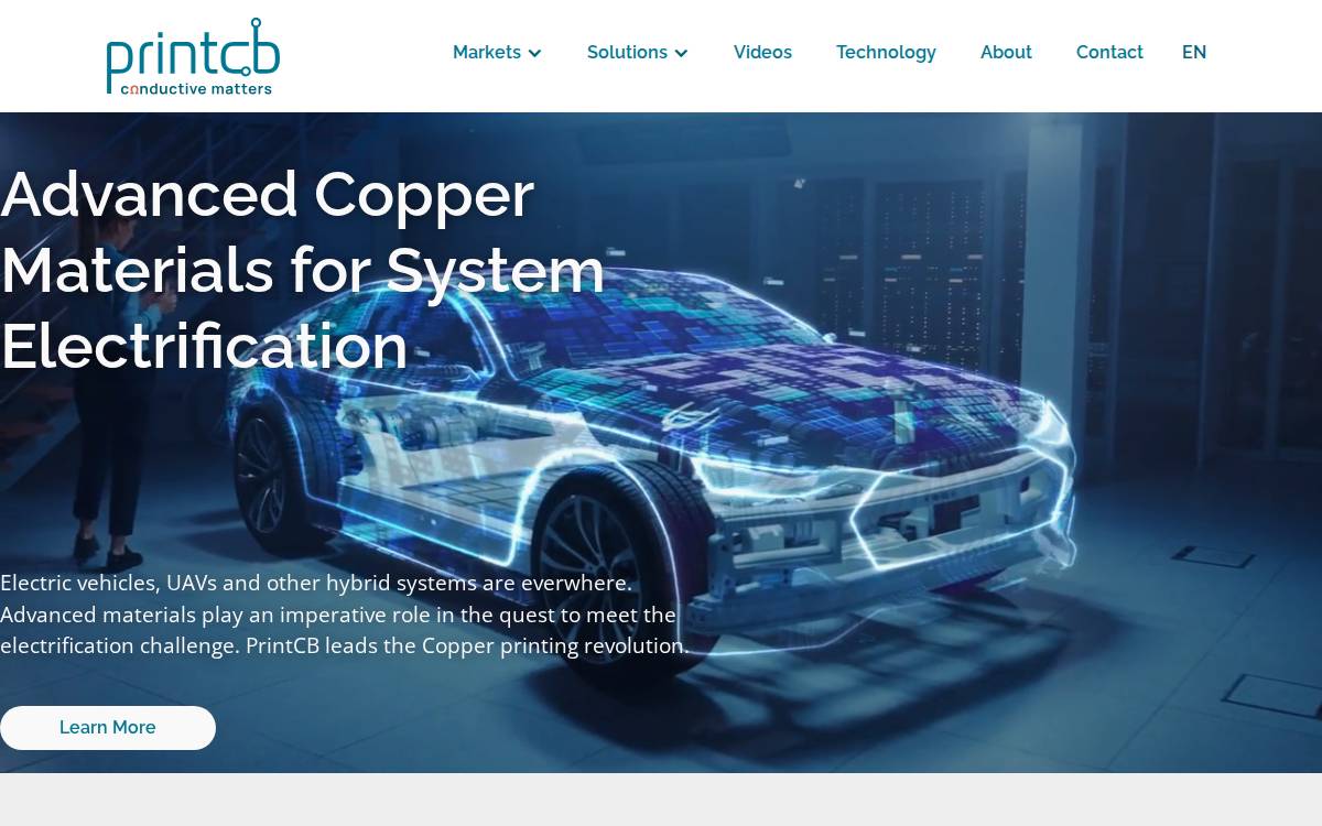 PrintCB website preview