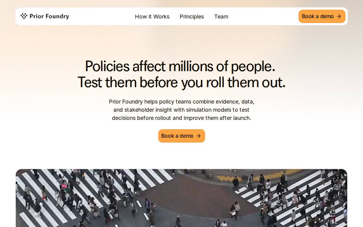 Priorfoundry website preview