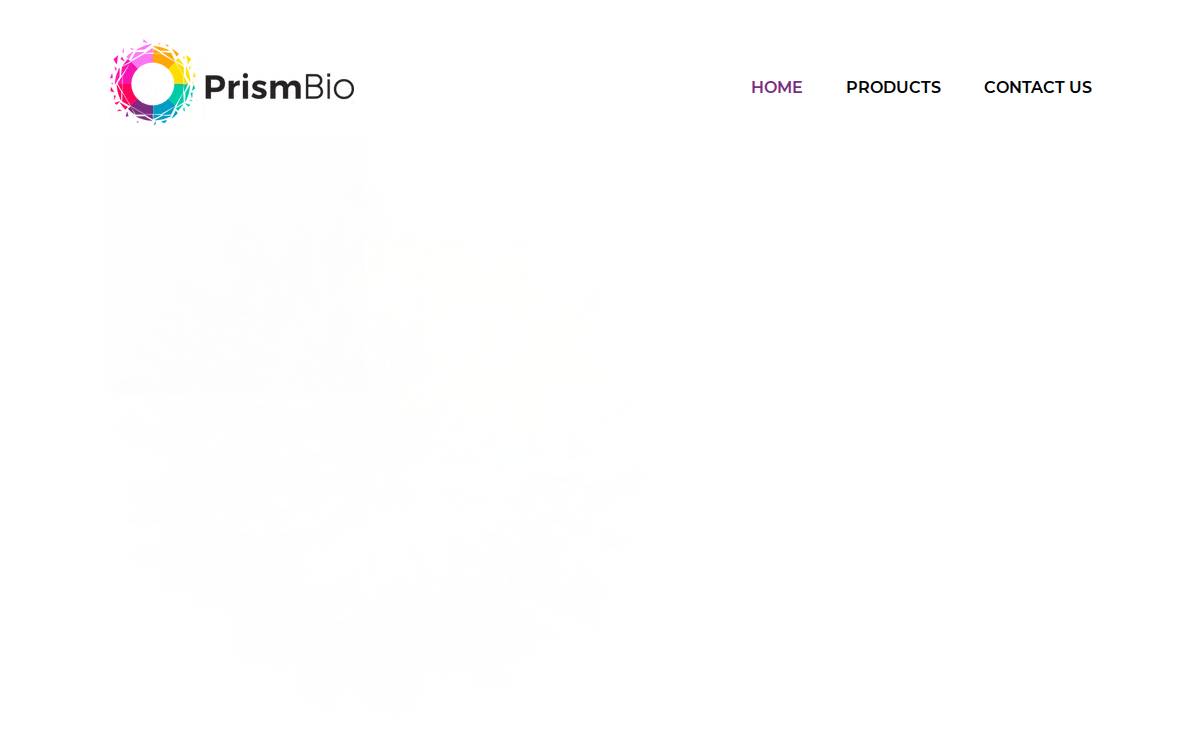 Prismbioinc website preview