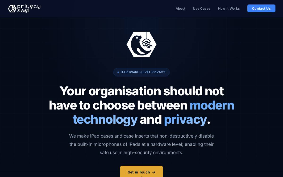 Privacy Seal website preview