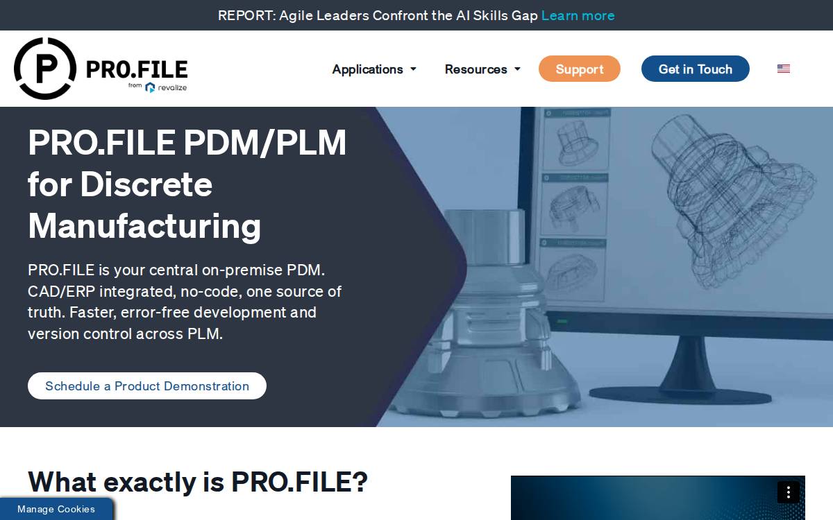 Pro File website preview