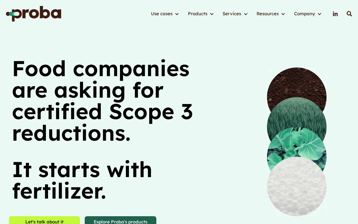 Proba website preview
