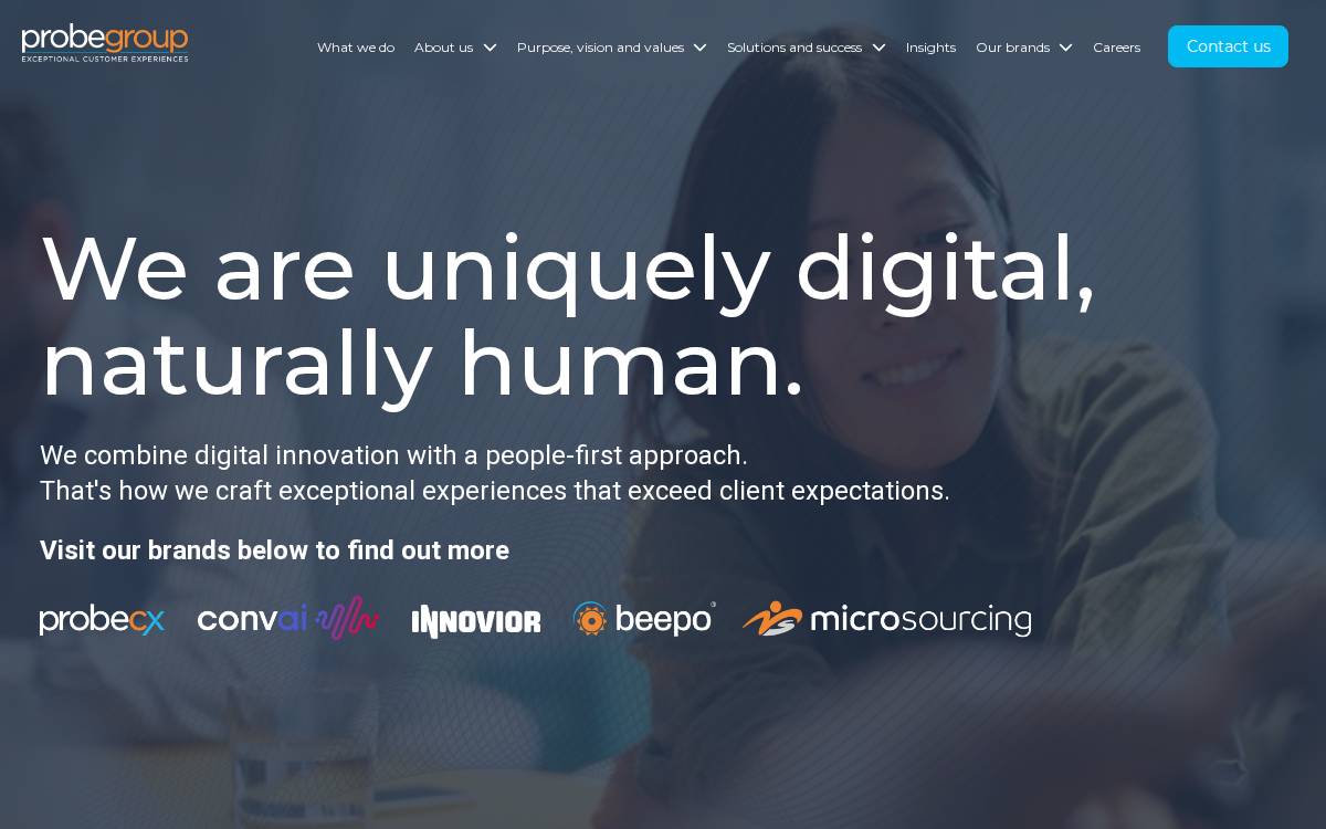 Probe Group website preview
