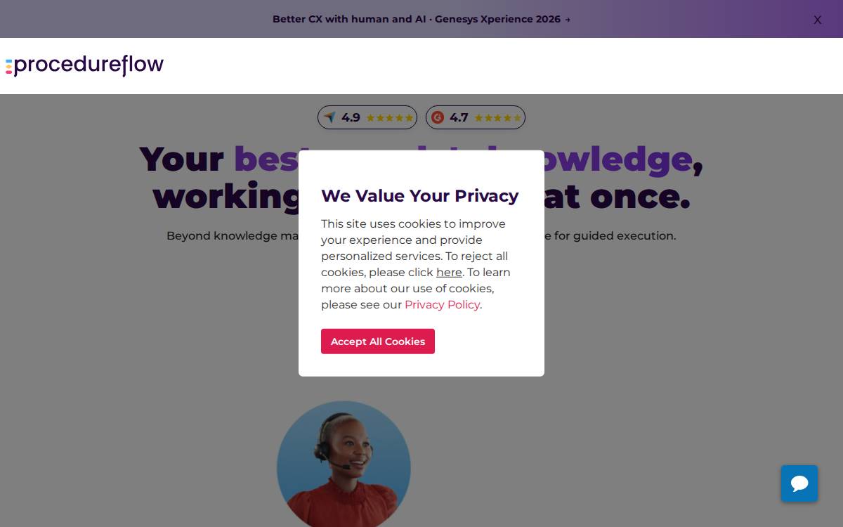Procedureflow website preview