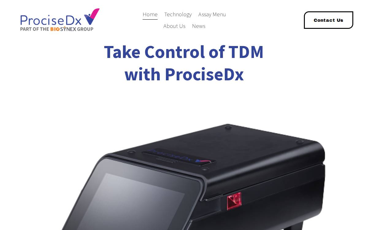 Procisedx website preview