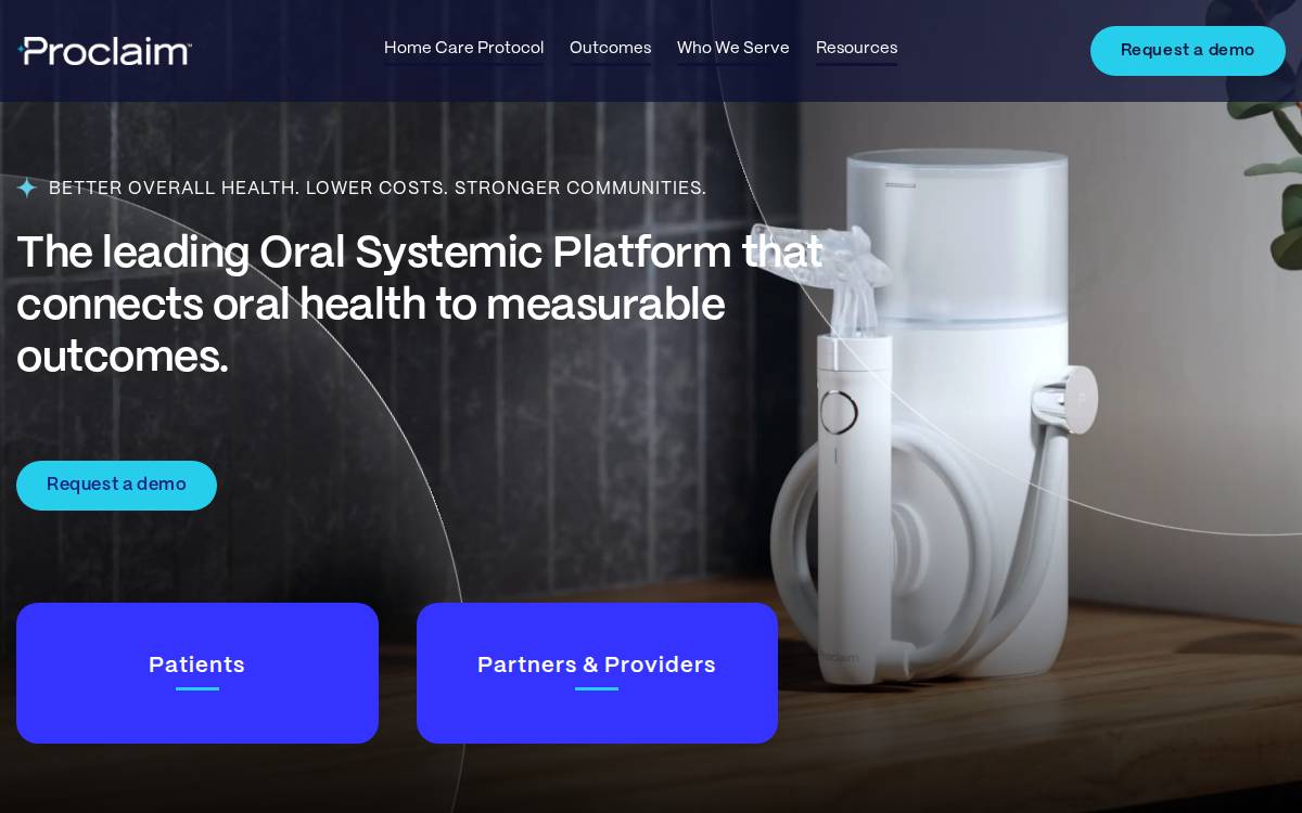 Proclaim website preview