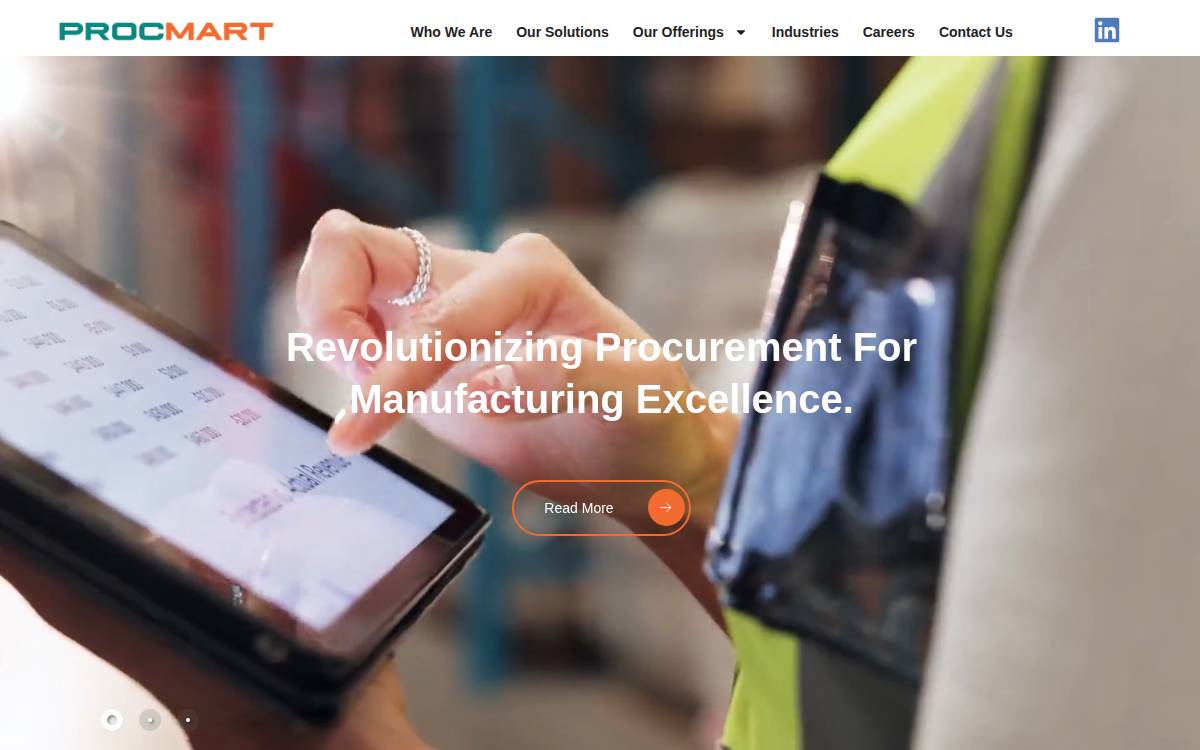Proc Mart website preview