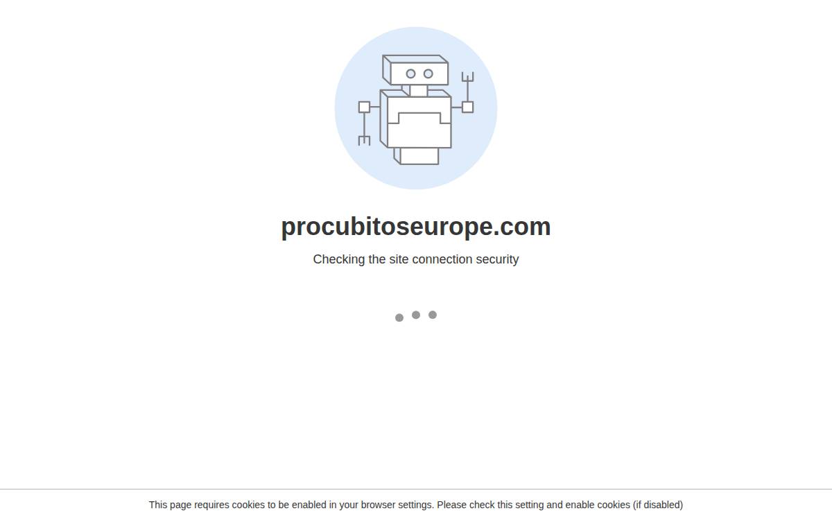 Procubitoseurope website preview