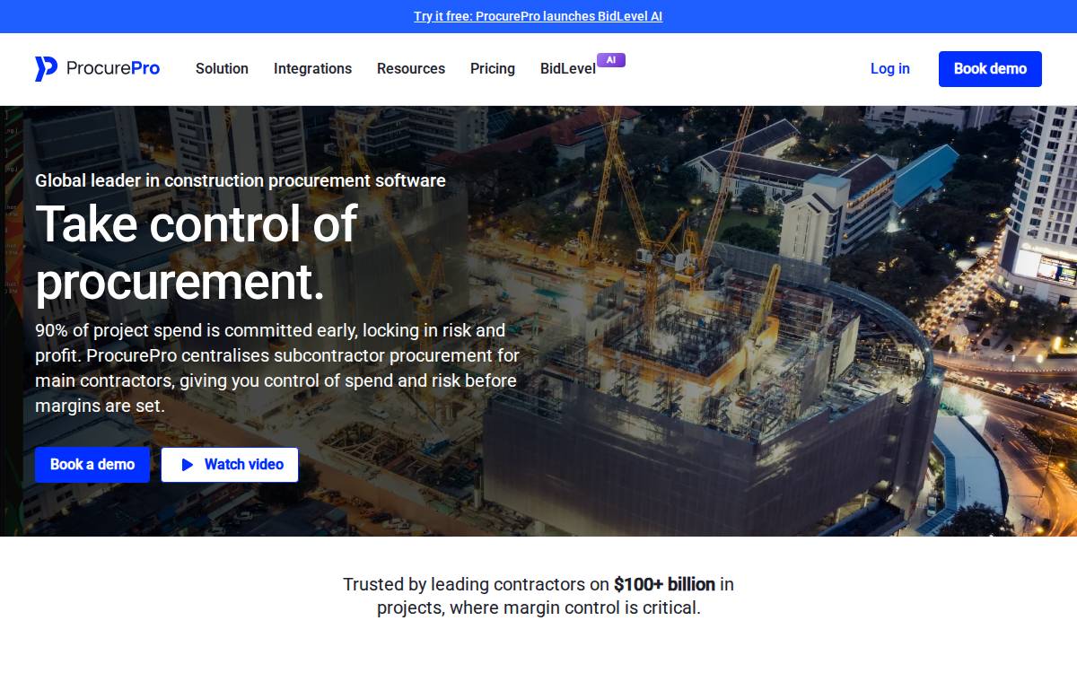 ProcurePro website preview