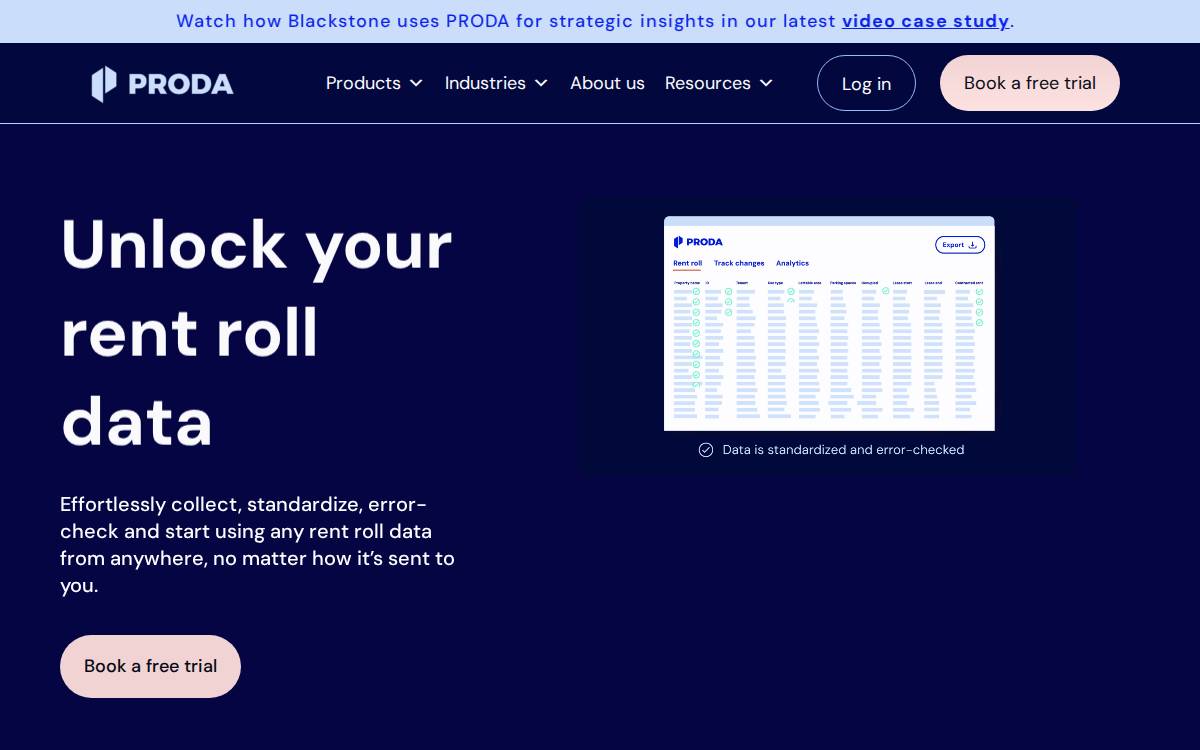 Proda website preview