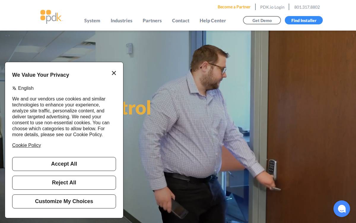 Prodatakey website preview