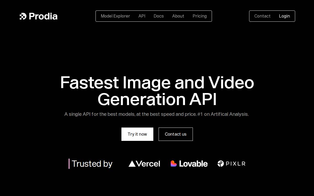 Prodia Labs website preview