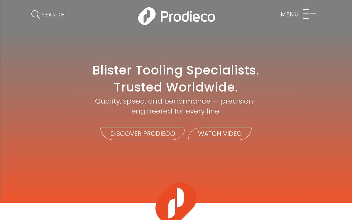 Prodieco website preview