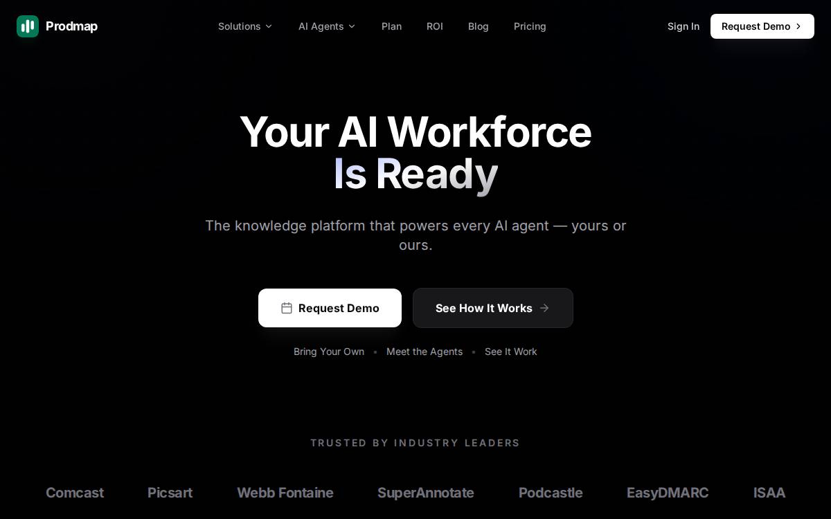 Prodmap website preview