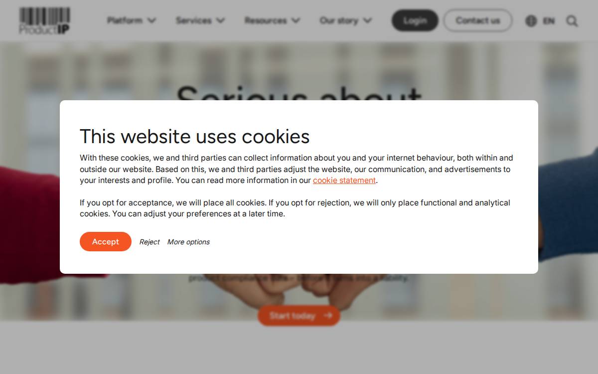 Productip website preview