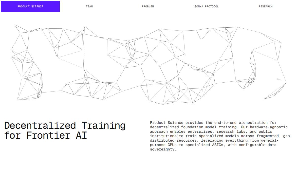 Productscience website preview